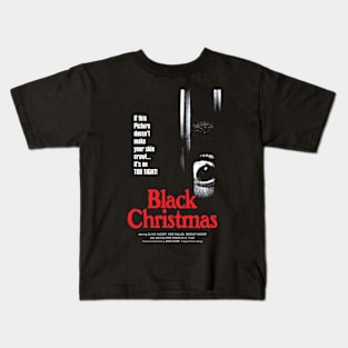 Black Christmas Kids T-Shirt